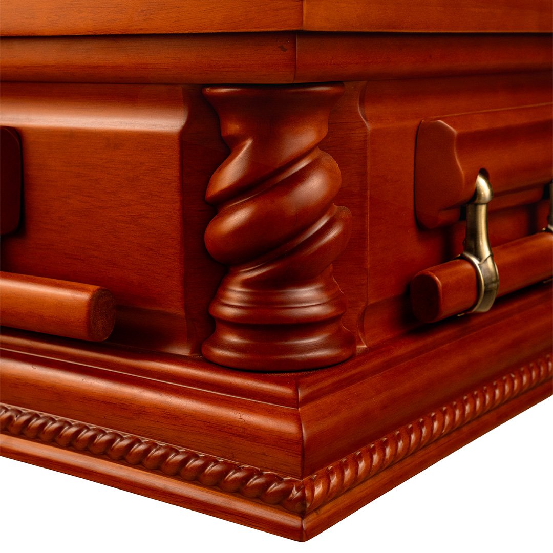 ATAÚD CUADRADO PRESIDENCIAL – LÍNEA MADERA - Imagen 4