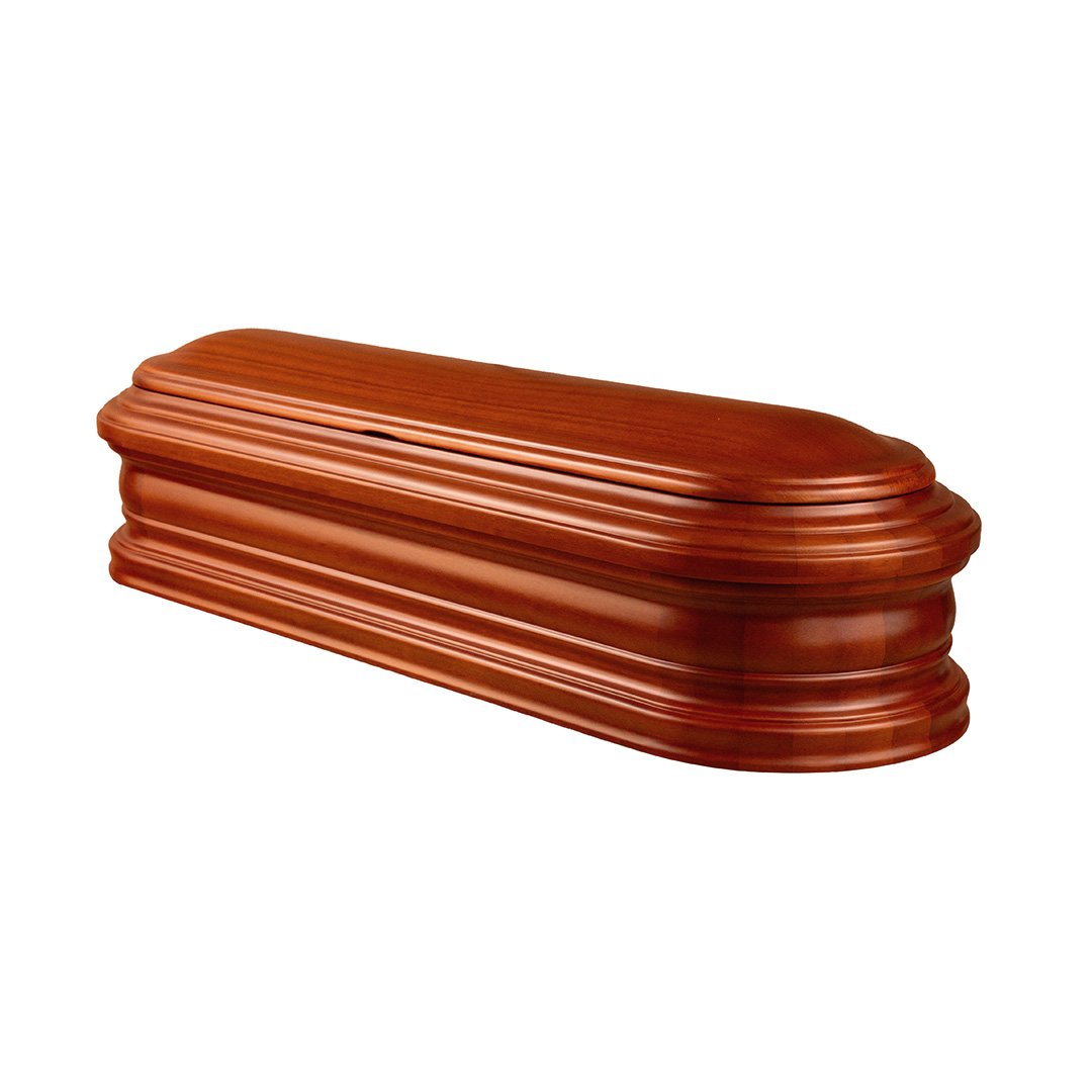 ATAÚD LINCOLN COPA TAPA ENTERA – LÍNEA MADERA - Imagen 2