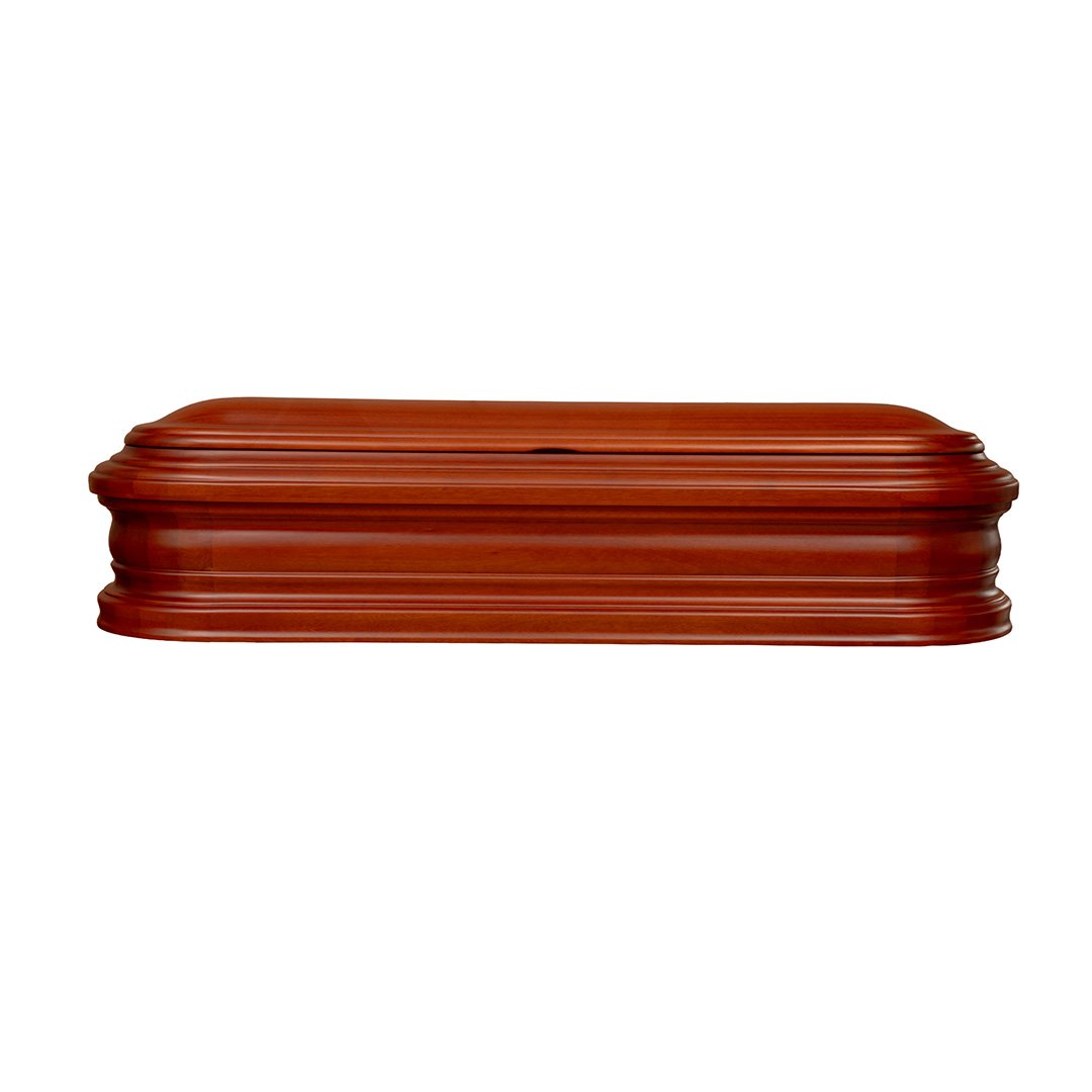 ATAÚD LINCOLN COPA TAPA ENTERA – LÍNEA MADERA - Imagen 3