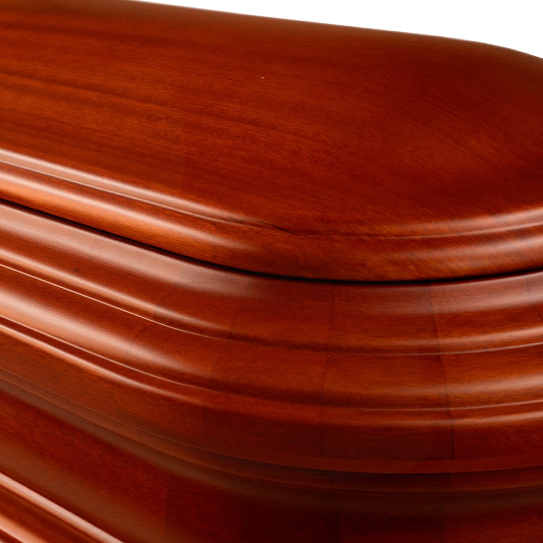 ATAÚD LINCOLN COPA TAPA ENTERA – LÍNEA MADERA - Imagen 4